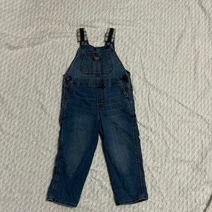Oshkosh jean overalls, size 4T